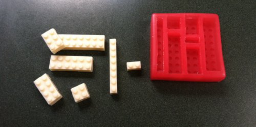 Detail image Building Block Silicone Mold for Your lego theme cake Flexible