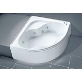 Produkt-Bild: baumarkt direkt Eckwanne &raquo;Orchidea&laquo;, wei&szlig; Ohne Whirlpool-System