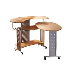 Links 50500570 DUO TEC Schreibtisch mit ausdrehbarem Tisch 117-200x73x76-89 cm