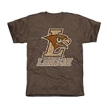 NCAA Lehigh Mountain Hawks Distressed Primary Tri-Blend T-Shirt - Brown