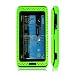 Ecell - NEON GREEN PERFORATED MESH BACK CASE COVER FOR NOKIA E7
