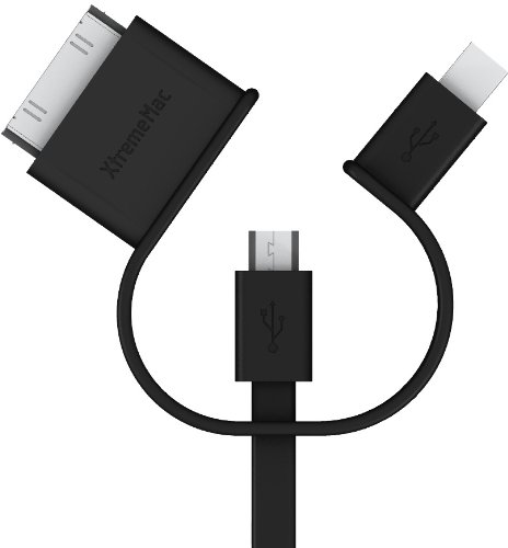 XtremeMac XCL-4FMMC-03 USB Mobile 3-in-1 Cable Lade- & Synchronisationskabel f&uuml;r Apple Doc Preisvergleich