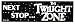 NEXT STOP...THE TWILIGHT ZONE decal bumper sticker