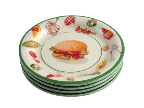 Ideal Home Range Burger Party Design, 32 8 Plate Packs (Pack of 2) by Burgers