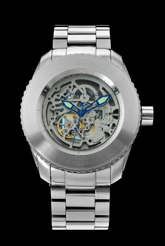Android Men's Maxjet Skeleton Automatic Stainless Steel Bracelet Watch