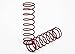 Traxxas TRA3758R Springs, front (red) (2)