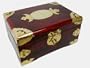 Oriental Jewelry Box with Jade Carving