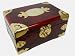 Oriental Jewelry Box with Jade Carving