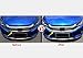 Front Middle Grille Grill Cover Frame Decor Trim ABS Chrome For Honda Civic 10th Gen 4dr Sedan 2016 2017