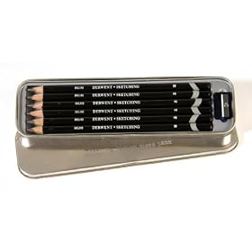 Derwent Sketching Pencils Tin (6)