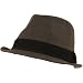 Tweed Stingy Brim Fedora Trilby Ribbon Hat Gray Large Extra Large