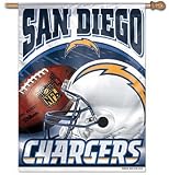 Sporting Goods : San Diego Chargers 27'X37' Vertical Flag