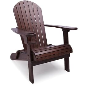 Strathwood Basics Adirondack Chair, Dark BrownStrathwood Adirondack Chair