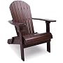 Strathwood Basics Adirondack Chair Dark Brown by Strathwood