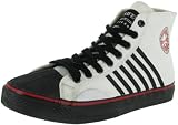 DRAVEN Duane Peters Mens Athletic Punk Rock Vegan Skateboard Skate Canvas High Top Sneakers Shoes