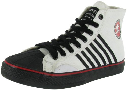 DRAVEN Duane Peters Mens Athletic Punk Rock Vegan Skateboard Skate Canvas High Top Sneakers Shoes product image
