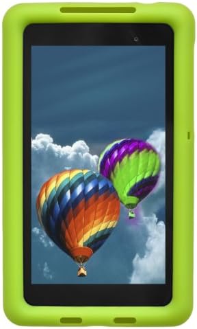 Bobj Rugged Case for Nexus 7 FHD 2013 Model Tablet - BobjGear Custom Fit - Patented Venting - Sound Amplification - BobjBounces Kid Friendly (Not for 1st Generation 2012 Nexus 7) (Gotcha Green)