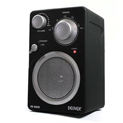 Denver TR-43C UKW Radio AUX Design Kompakt schwarz