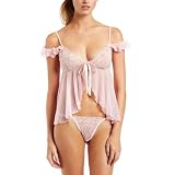 Escante Women's Sweet And Flirty Flyaway Cami Set