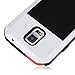 Lentenda Waterproof Shockproof Aluminum Gorilla Metal Cover Case for Galaxy S5 Love Mei (white)