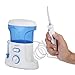 Ivation Oral Irrigator Compact Countertop Water Flosser - with 5 Interchagneable Tips, 2 Jets, Tongue Cleaner, Pocket, Orthodontic & Plaque Seeker