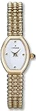 Nia 14K Gold Womens Watch Mother of Pearl Dial