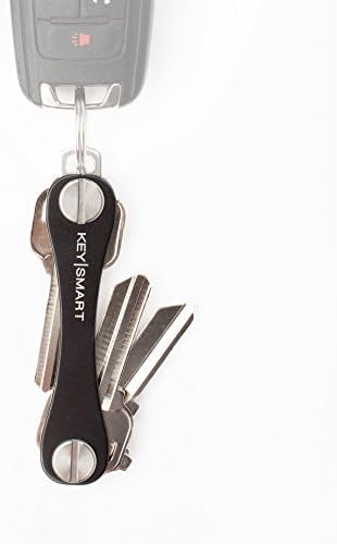 KeySmart - Compact Key Holder (Black) Size: 2-8 Keys + 8GB Model: Office Supply Store