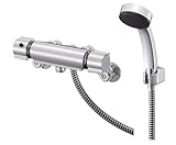 三栄水栓 【バス用混合栓】 サーモシャワー混合栓 吐水パイプナシ SK1852S9-1N-D