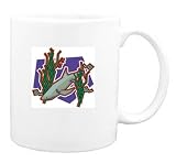 Mug with shark, ocean, leucas, carcharhinus, sea, fish, fauna, seaweed, bull