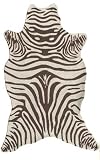 The Rug Market America Zebra Brown Shaped - 5 x 8 Shaped