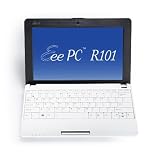 Asus EeePC R101D 25,7 cm (10,1 Zoll) Netbook (Intel Atom N455, 1,6GHz, 1GB RAM, 250GB HDD, Intel 3150, Win 7 Starter) weiß