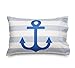 Amadora Colorful Anchor Design Queen Pillowcase Set