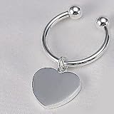 C RING HEART KEY HOLDER