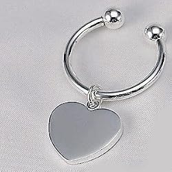 C RING HEART KEY HOLDER