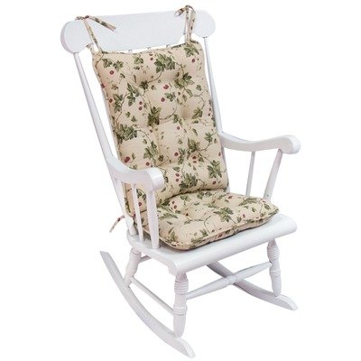 Greendale Home Fashions Standard Rocking Chair Cushion, Brooksberry, Beige