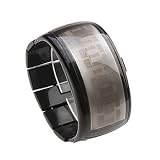 Stylische LED Armbanduhr im futuristischen Design schwarzvon "Arktis"