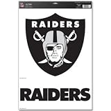 OAKLAND RAIDERS OFFICIAL LOGO 11X17 ULTRA DECAL WINDOW CLING