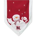 Nebraska Cornhuskers Snowman Table Runner