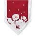 Nebraska Cornhuskers Snowman Table Runner