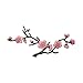 ID #6262 Pink Cherry Blossom Sakura Flowering Tree Branch Iron On Applique Patch