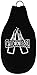 Hat Trick Openers Bottle Cooly Combo with Attached Cheers Logo, Black Neoprene