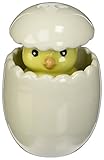 Kate Aspen "About To Hatch" Ceramic Baby Chick Salt and Pepper Shakers