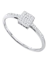 0.06CT DIAMOND CLUSTER RING