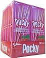 Glico Pocky Biscuit Sticks with Strawberry Cream, 1.41-Ounce Boxes (Pack of 10)