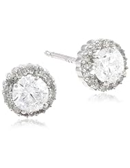 10k Gold Diamond Martini Halo Stud Earrings (3/4 cttw, I-J Color, I1-I2 Clarity)
