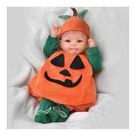 Tiny Miracles Pun'kin: Collectible Halloween Realistic Baby Doll - So Truly Real