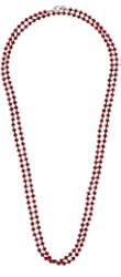 Carolee "Rainbow Room" Rainbow Room Red Bead Rope Strand Necklace