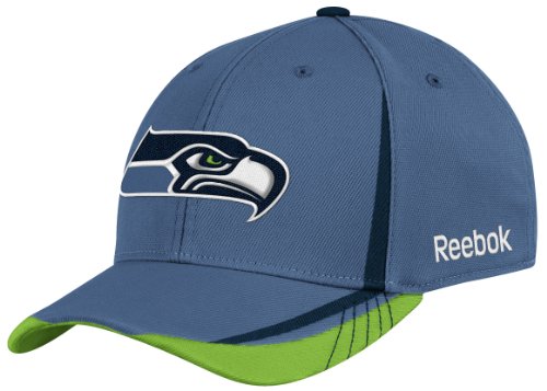 NFL Men's Seattle Seahawks Sideline Draft Hat - Tw94Z (Grey Blue, Large/X-Large)