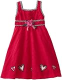 So La Vita Toddler Girls Toddler Heart Embroidery Dress