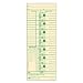 TOPS Weekly Time Cards, Green Ink Front, 3.5 x 9 Inches, 500-Count, Manila (1252)